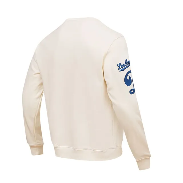 Pro Standard Los Angeles Dodgers Cream Cooperstown Collection Retro Old  English Pullover Sweatshirt