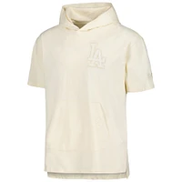 Men's Pro Standard Cream Los Angeles Dodgers Neutral Hoodie T-Shirt