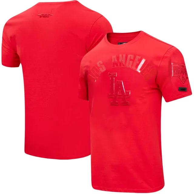 Lids Los Angeles Dodgers Pro Standard Classic Triple Red T-Shirt