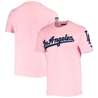 Men's Pro Standard Black/ Los Angeles Dodgers Taping T-Shirt Size: Small