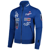 Men's Pro Standard Royal Los Angeles Dodgers Fast Lane Full-Zip Track Jacket