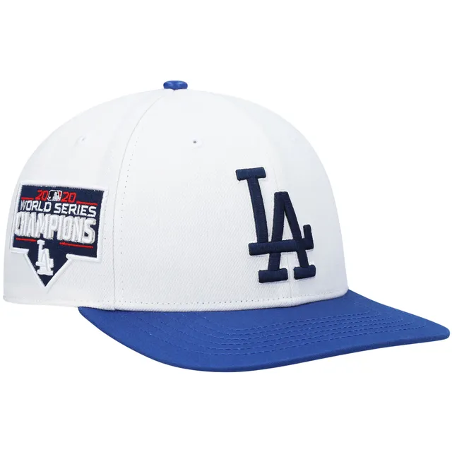 Men's Los Angeles Dodgers Pro Standard Black Stacked Logo Snapback Hat