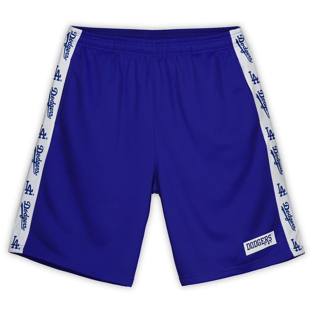 Short en polaire Profile Royal Los Angeles Dodgers pour hommes, grandes et