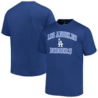 Men's Profile Royal Los Angeles Dodgers Big & Tall Heart Soul T-Shirt