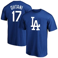 Men's Profile Shohei Ohtani Royal Los Angeles Dodgers Big & Tall Name Number T-Shirt