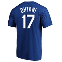 Men's Profile Shohei Ohtani Royal Los Angeles Dodgers Big & Tall Name Number T-Shirt