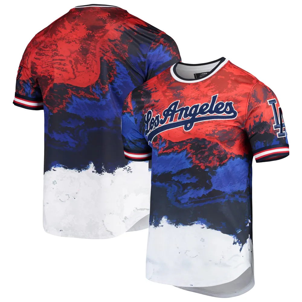 Men's Los Angeles Dodgers Royal Blue Tie-Dye T-Shirt