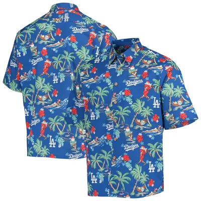 Lids Chicago Cubs Reyn Spooner Aloha Button-Down Shirt - Royal