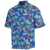 Men's Reyn Spooner Royal Los Angeles Dodgers Holiday Button-Up Shirt