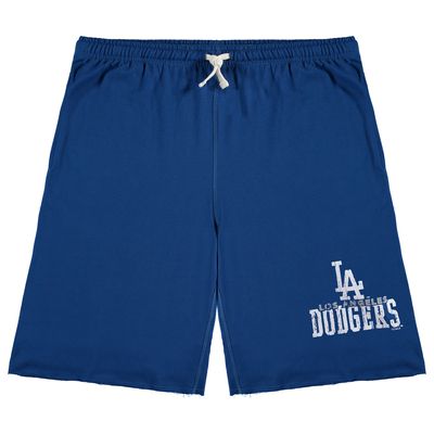 Men's Royal Los Angeles Dodgers Big & Tall French Terry Shorts