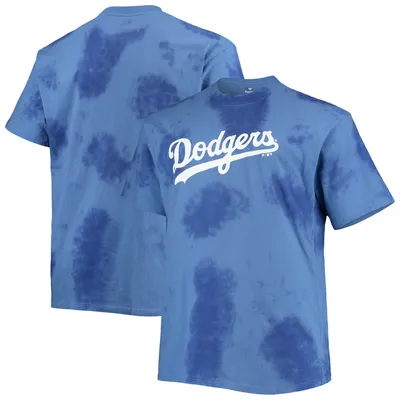 Los Angeles Dodgers Big & Tall Tie-Dye T-Shirt - Royal