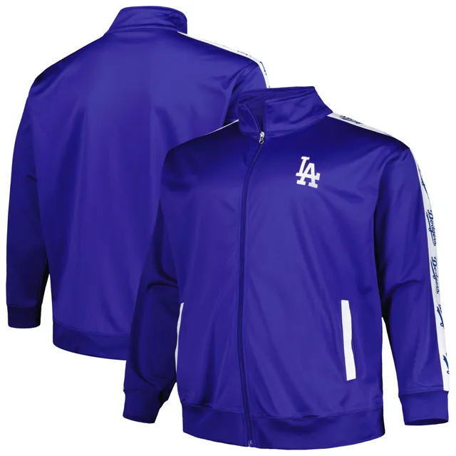 Women's Los Angeles Dodgers Antigua Royal Links Full-Zip Golf Jacket