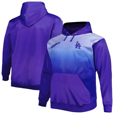 Men's Los Angeles Dodgers Majestic Royal Utility Pullover Hoodie