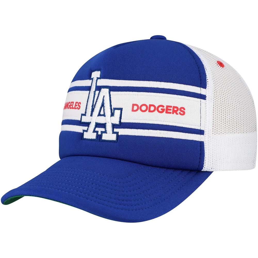 Casquette ajustable pour homme Royal Los Angeles Dodgers Sideline Trucker