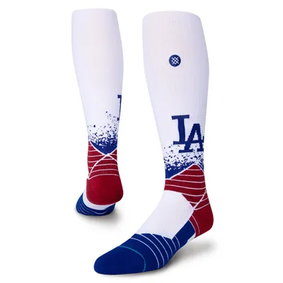 Los Angeles Dodgers Stance 2021 City Connect Over the Calf Socks - White