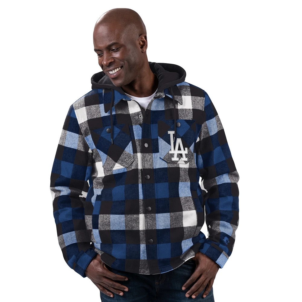 Veste zippée en coton pour homme Starter Royal Los Angeles Dodgers