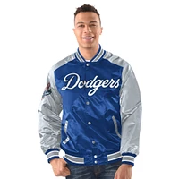 Men's Starter  Royal Los Angeles Dodgers Varsity Full-Snap Jacket