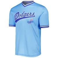 Maillot Homme Los Angeles Dodgers Cooperstown Collection Bleu Clair Stitches