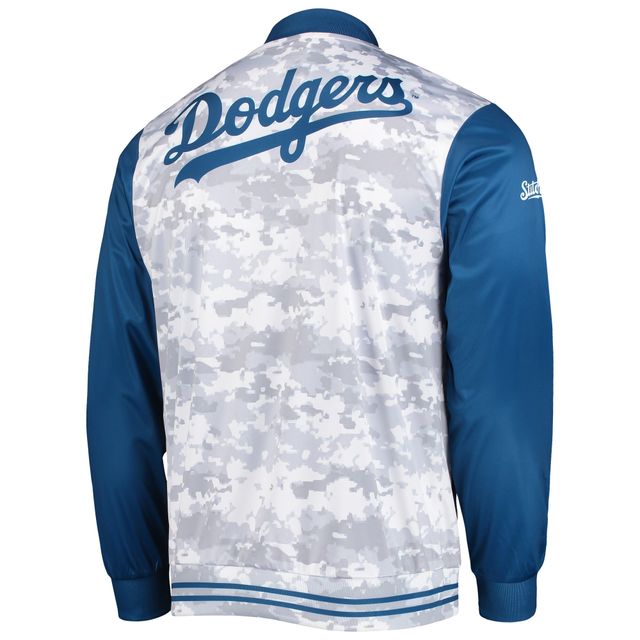 Veste à fermeture éclair intégrale Stitches Royal Los Angeles Dodgers pour homme