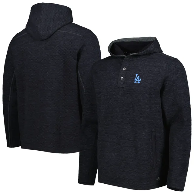 Lids Los Angeles Dodgers Tommy Bahama Delray IslandZone Half-Zip Top - Gray