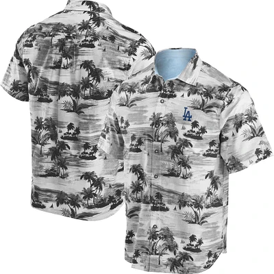 Chemise boutonnée Tommy Bahama Los Angeles Dodgers Tropical Horizons pour homme, noire