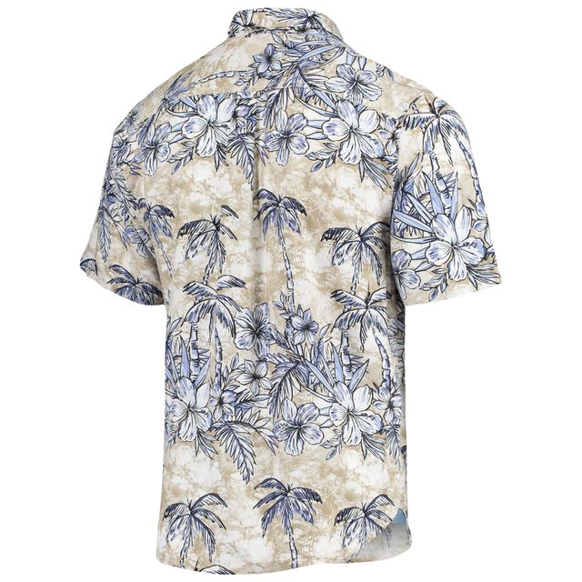 Men's Tommy Bahama Cream Los Angeles Rams Azule Oasis Button-Up Shirt
