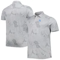 Polo Big & Tall Miramar Blooms des Dodgers de Los Angeles Tommy Bahama gris pour homme