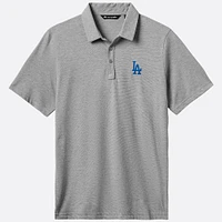 Polo TravisMathew gris Los Angeles Dodgers The Zinna pour hommes