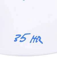 Mike Piazza Los Angeles Dodgers Autographed White Batting Helmet with Rookie of the Year Stats Inscriptions - Limited Edition of 12