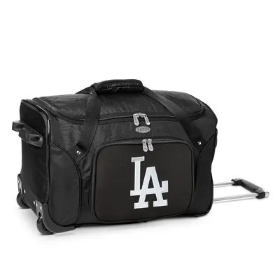 Los Angeles Dodgers MOJO 22" 2-Wheeled Duffel Bag - Black