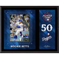 Mookie Betts Los Angeles Dodgers 2024 MLB All-Star Game 12" x 15" Sublimated Plaque
