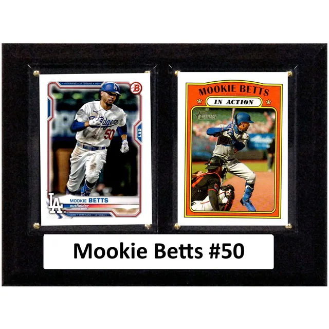 iconic pics Mookie Betts Print Signed Mounted Photo Display Autographed  Picture Print
