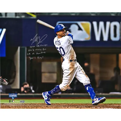 COREY SEAGER Autographed Los Angeles Dodgers Nike 2020 MLB World