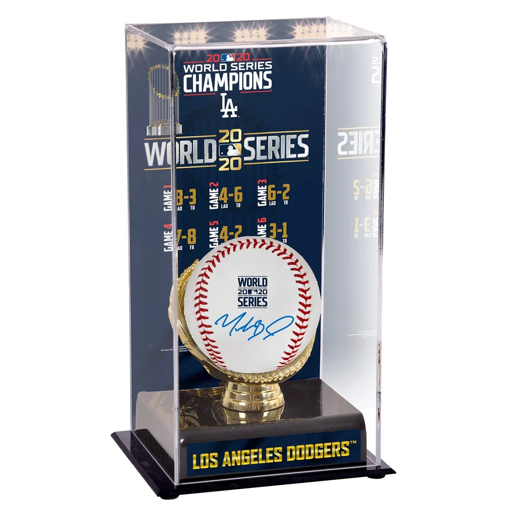 LA Dodgers Autographed Nike White Authentic World Series Logo