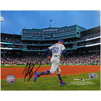 Mookie Betts Los Angeles Dodgers Autographed 8" x 10" at Fenway Park Photograph