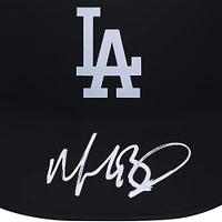 Mookie Betts Los Angeles Dodgers Autographed Black Matte Rawlings Mini Batting Helmet