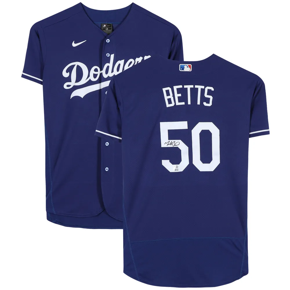Women's Nike Mookie Betts White Los Angeles Dodgers Home Replica Player Jersey Size: Medium