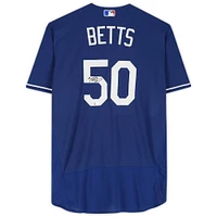Mookie Betts Los Angeles Dodgers Autographed Blue Nike Authentic Jersey