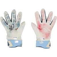 Mookie Betts Los Angeles Dodgers Autographed Game-Used Cream Jordan Brand Batting Gloves from the 2024 MLB Season - XJ05532906-07