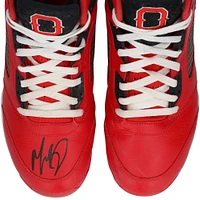 Mookie Betts Los Angeles Dodgers Autographed Game-Used Red Jordan Brand Cleats from the 2024 MLB Season - XJ05532902-03