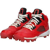 Mookie Betts Los Angeles Dodgers Autographed Game-Used Red Jordan Brand Cleats from the 2024 MLB Season - XJ05532902-03