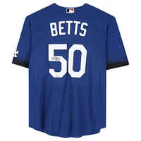 Mookie Betts Los Angeles Dodgers Autographed Nike City Connect Replica Jersey