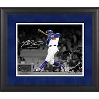 Mookie Betts Los Angeles Dodgers Facsimile Signature Framed 11" x 14" Spotlight Photograph