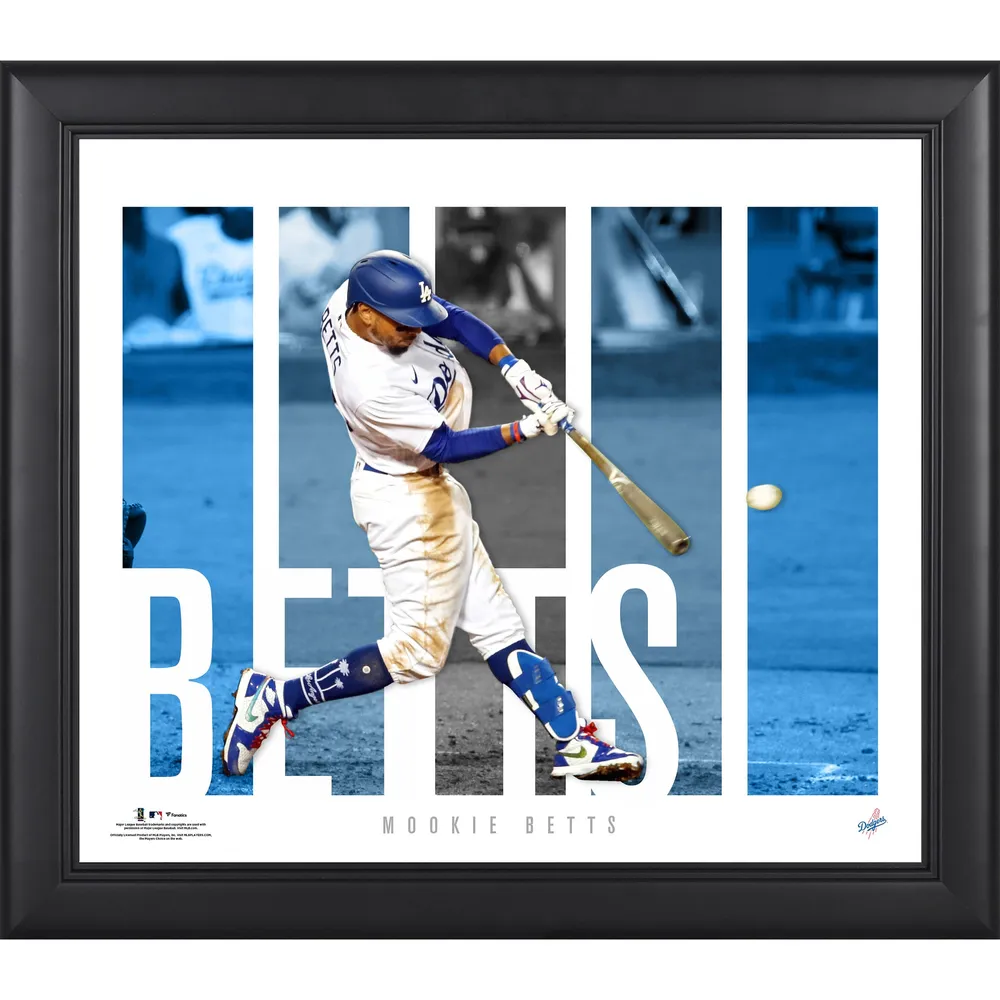 Los Angeles Dodgers 2020 World series authentic Mookie Betts home
