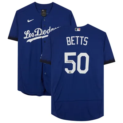 Youth Nike Mookie Betts White/Gold Los Angeles Dodgers 2021 Gold