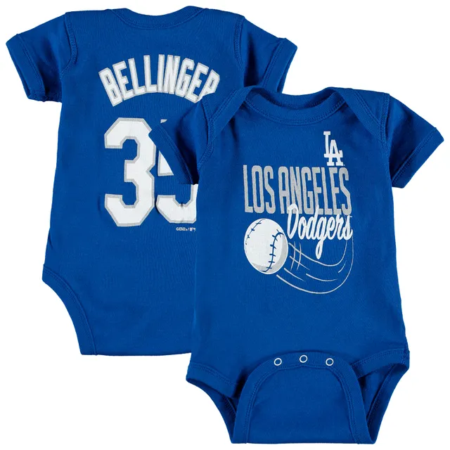 Outerstuff Girls Newborn & Infant Royal/Heathered Gray Los Angeles Dodgers Scream & Shout Two-Pack Bodysuit Set