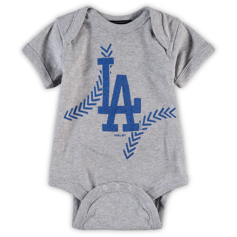 Newborn & Infant Royal/White Los Angeles Dodgers Dream Team Bodysuit Hat &  Footed Pants Set