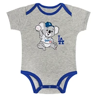 Newborn & Infant Los Angeles Dodgers Play Ball 2-Pack Bodysuit Set