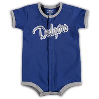 Newborn & Infant Royal Los Angeles Dodgers Stripe Power Hitter Romper