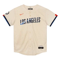 Preschool Nike  Cream Los Angeles Dodgers City Connect Jersey